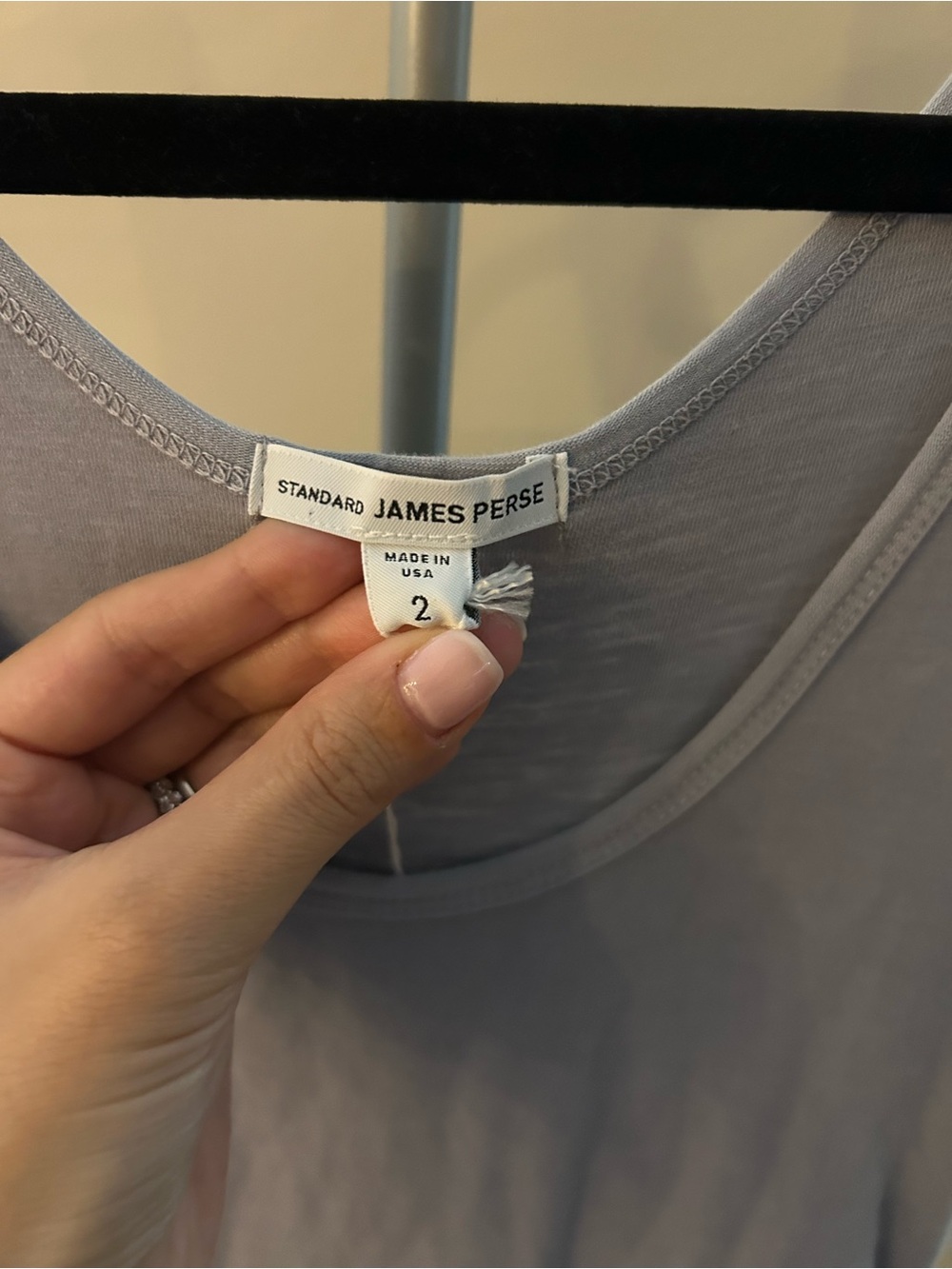 James Perse Sleeveless Scoop-Neck Light Gray Tank Dress - Picture 2 of 4